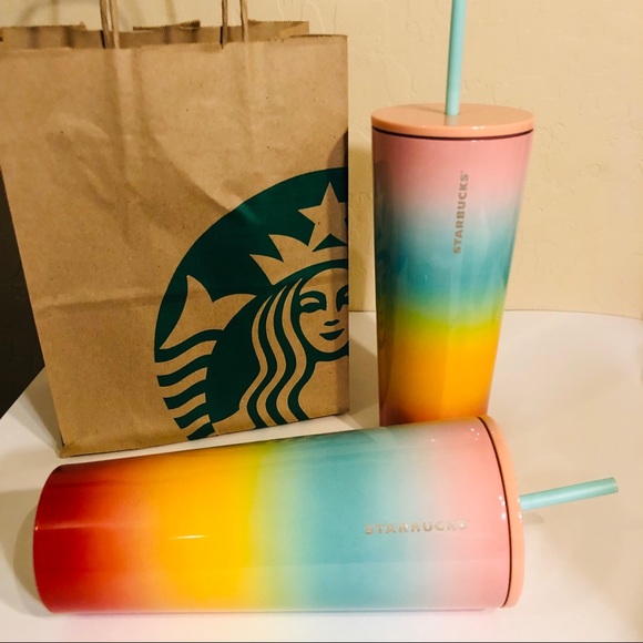 Starbucks 2019 rainbow Tumbler NWT - Picture 4 of 5